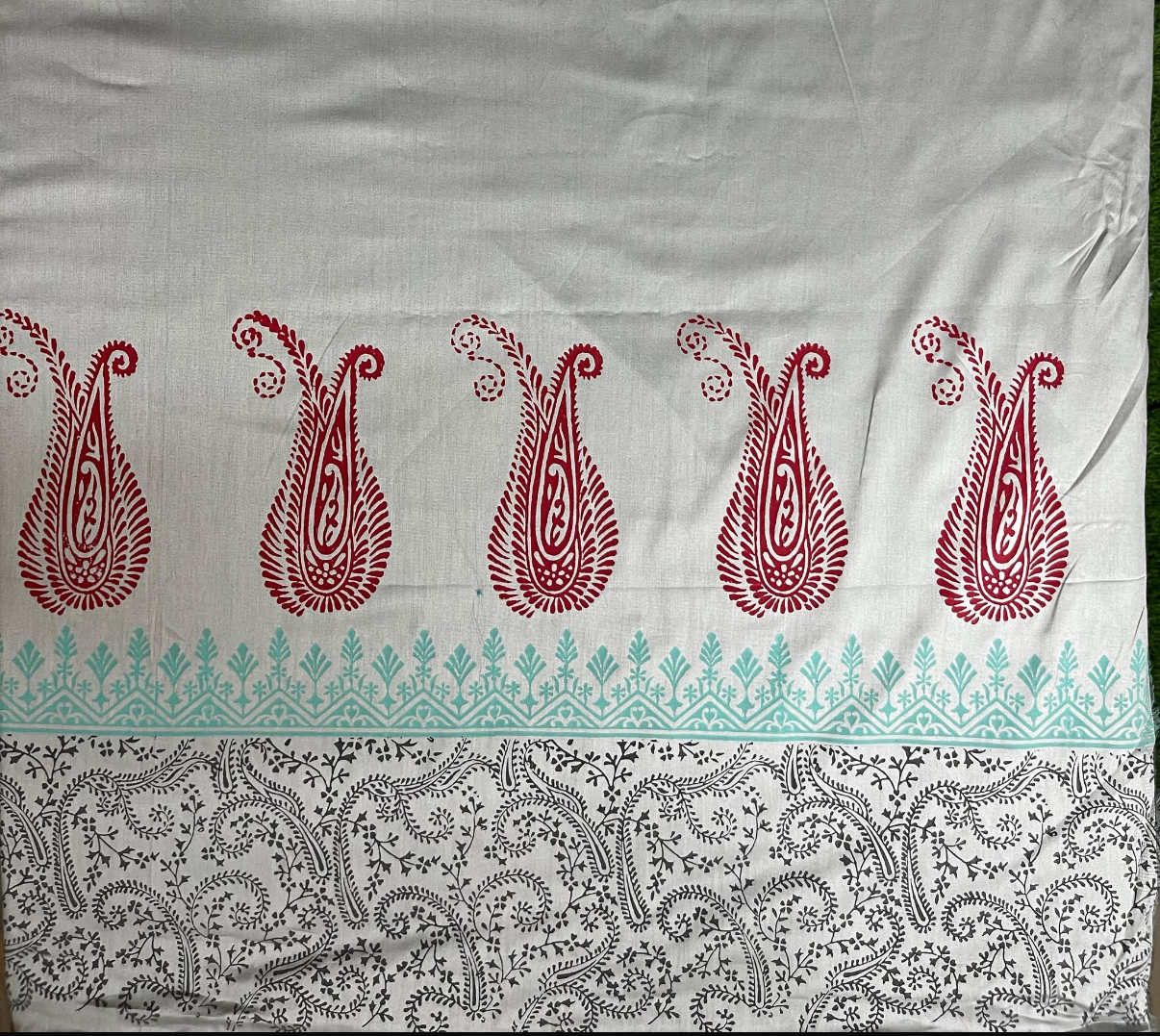 KR0042– Block Printed Jaam Cotton Suit Set