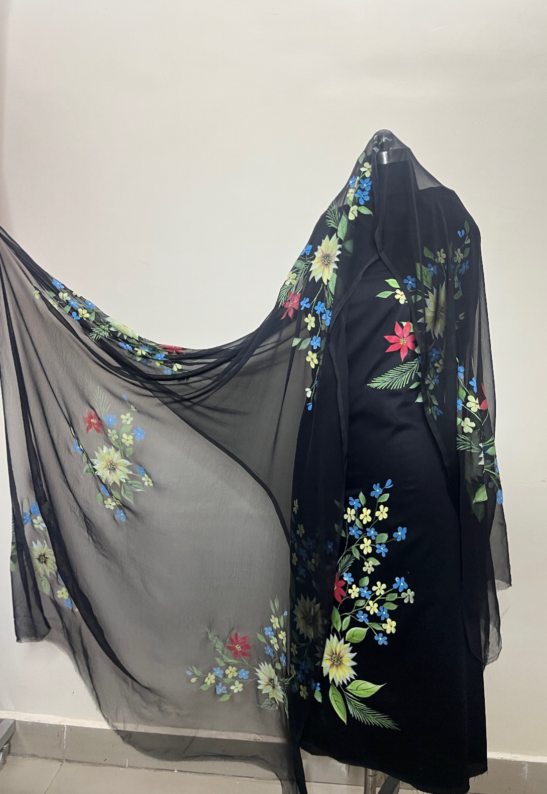 KR0069–Hand painted Jaam Cotton Suit Set