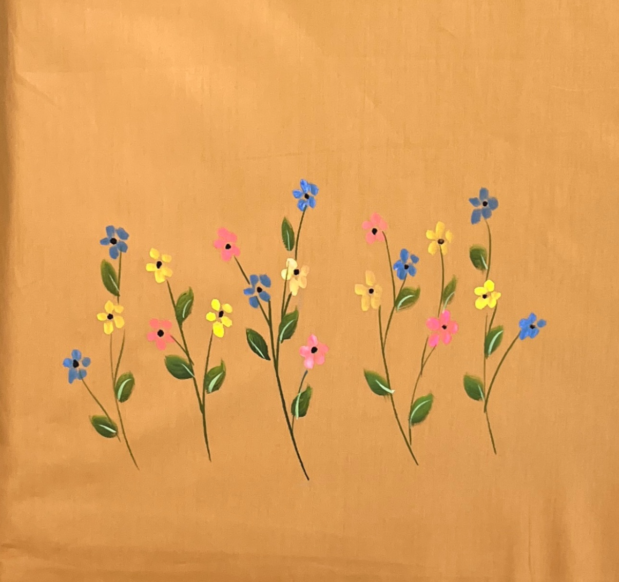 KR0067–Hand painted Jaam Cotton Suit Set