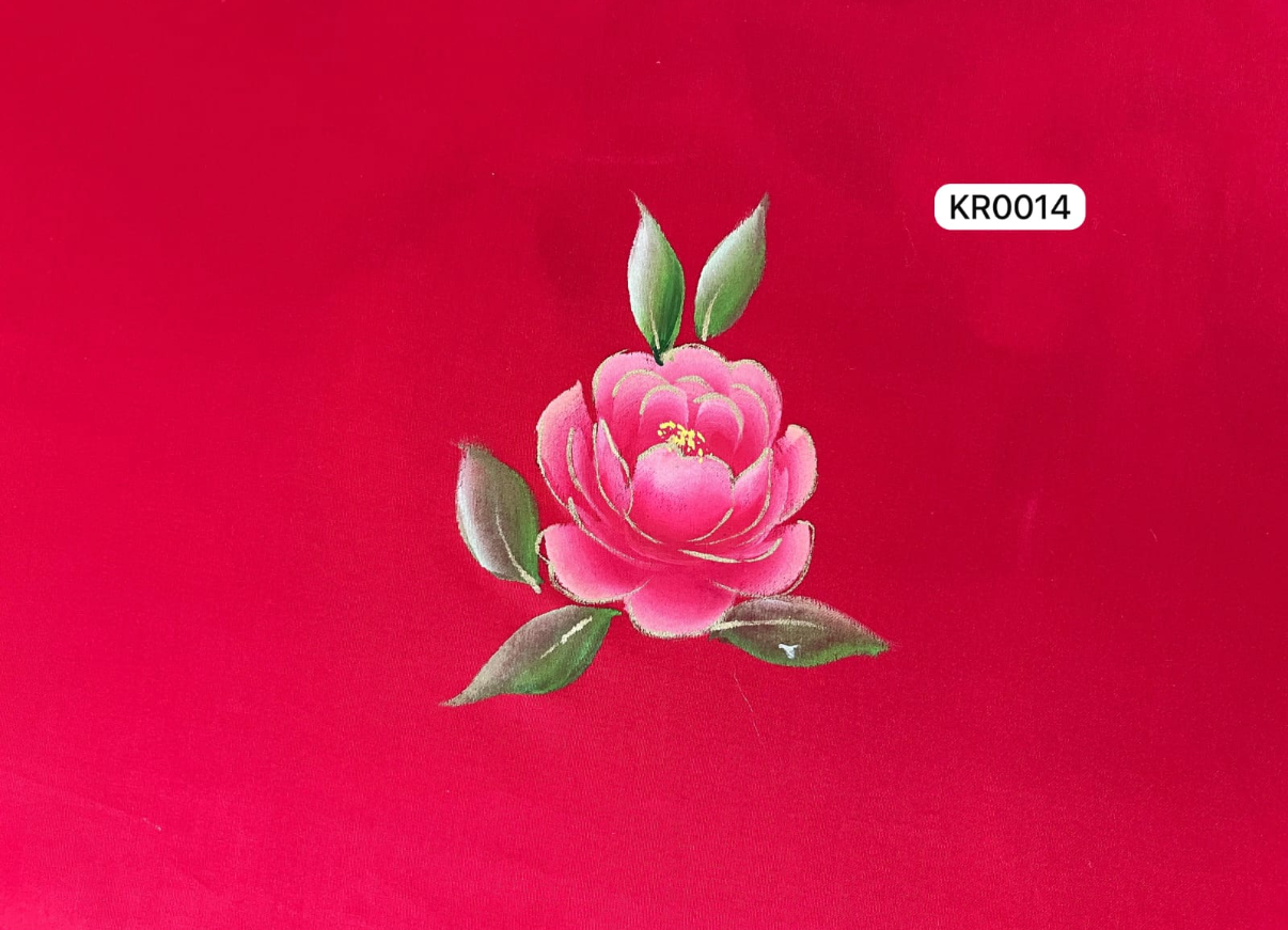 KR0014– Hand painted Jaam Cotton Suit Set
