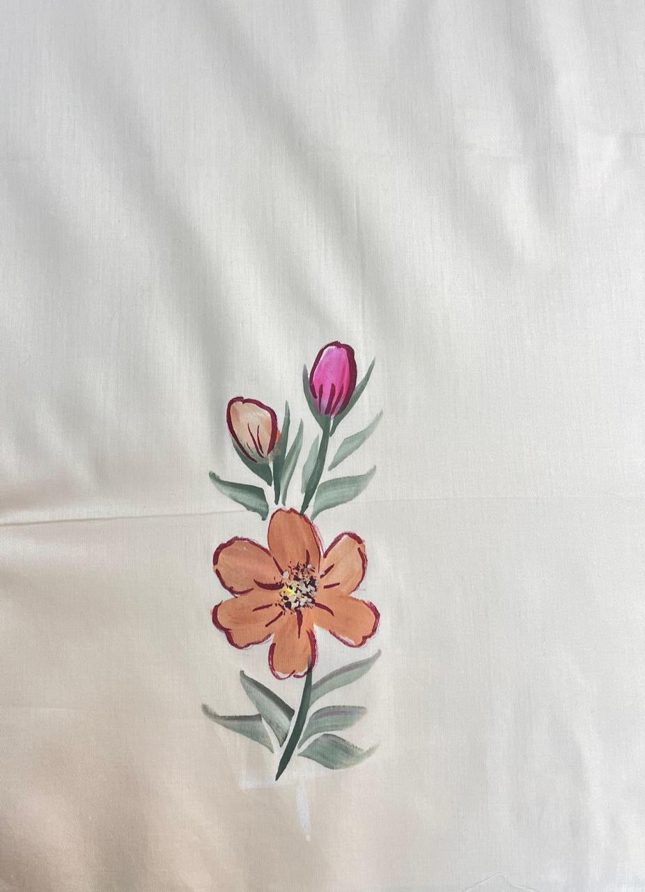 KR0095–Hand painted Jaam Cotton Suit Set
