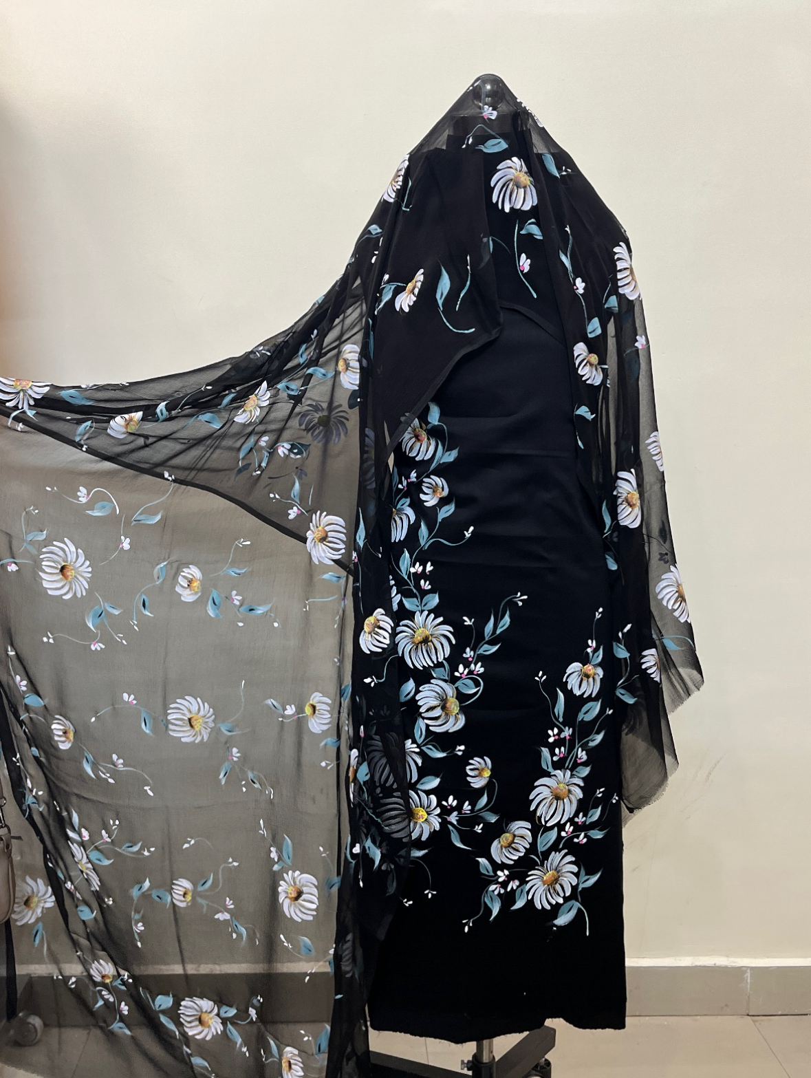KR0059–Hand painted Jaam Cotton Suit Set