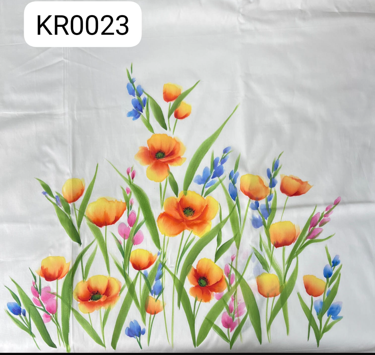 KR0023– Hand painted Jaam Cotton Suit Set