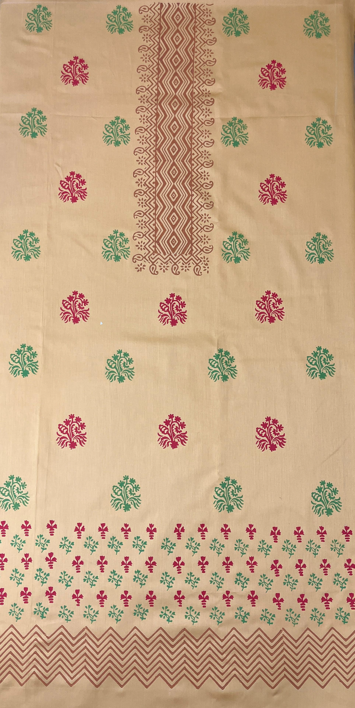 KR0043– Block printed Jaam Cotton Suit Set
