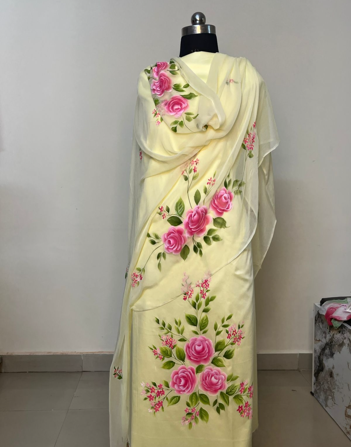 KR0054–Hand painted Jaam Cotton Suit Set
