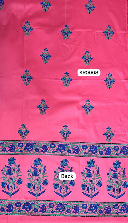 KR0008 – Block Printed Jaam Cotton Suit Set