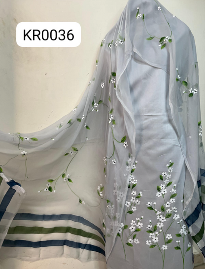 KR0036– Hand painted Jaam Cotton Suit Set