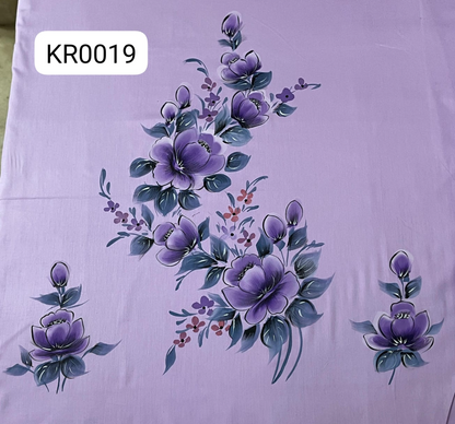 KR0019– Hand painted Jaam Cotton Suit Set