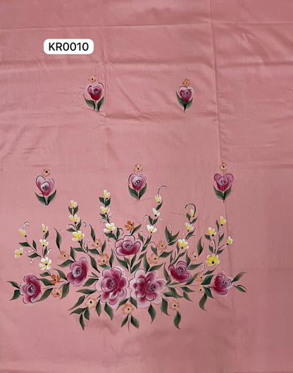 KR0010– Hand painted Jaam Cotton Suit Set
