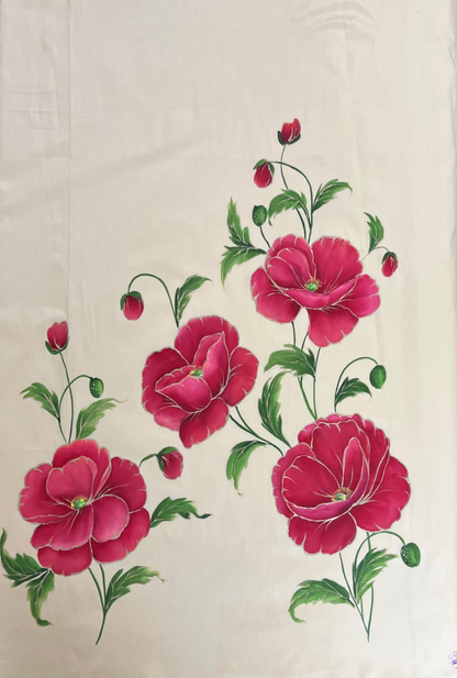 KR0070–Hand painted Jaam Cotton Suit Set