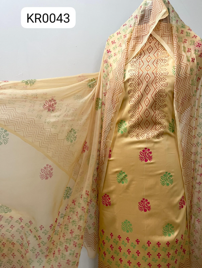 KR0043– Block printed Jaam Cotton Suit Set