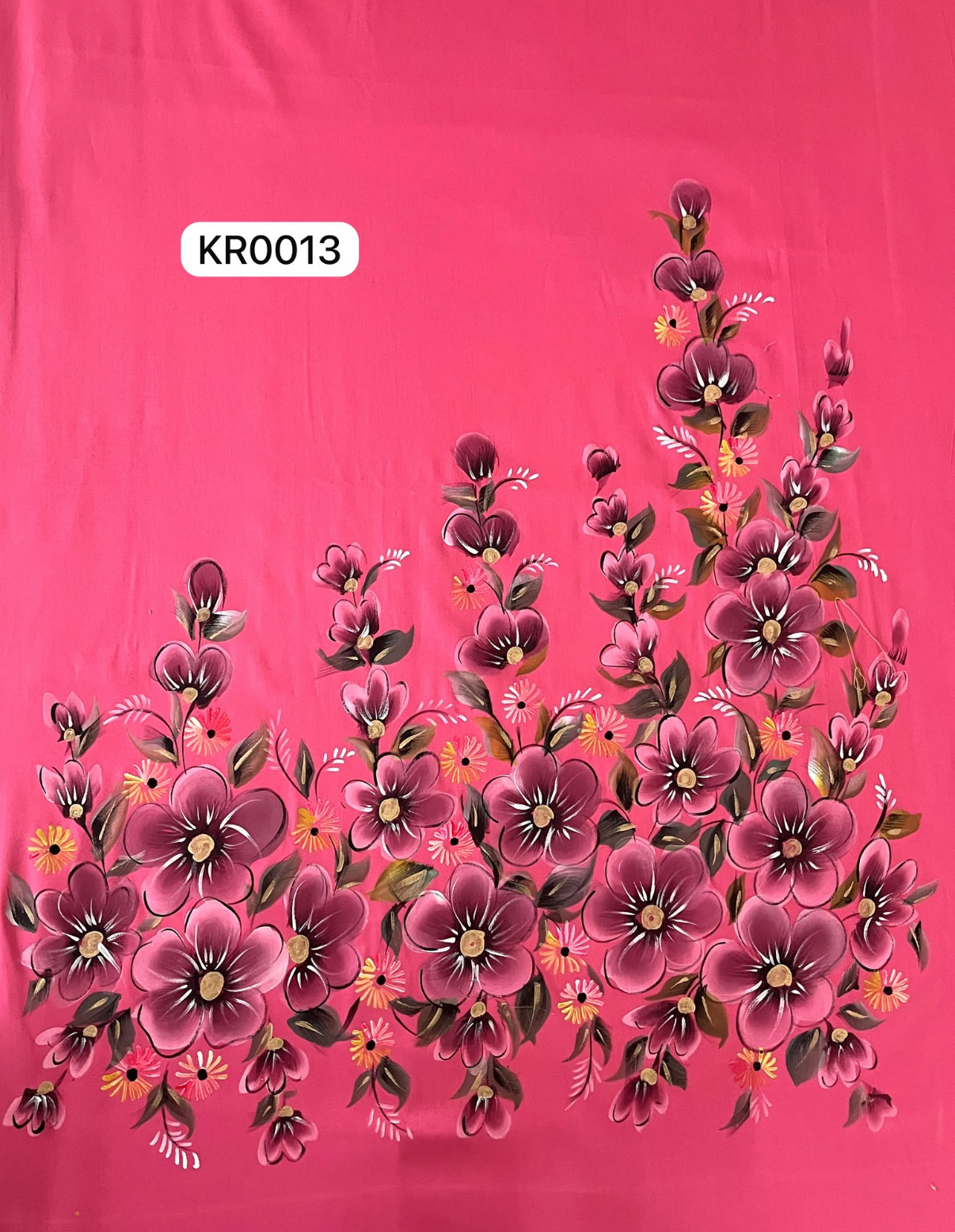 KR0013– Hand painted Jaam Cotton Suit Set