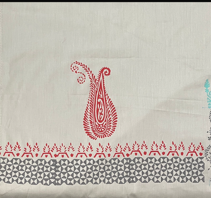 KR0042– Block Printed Jaam Cotton Suit Set