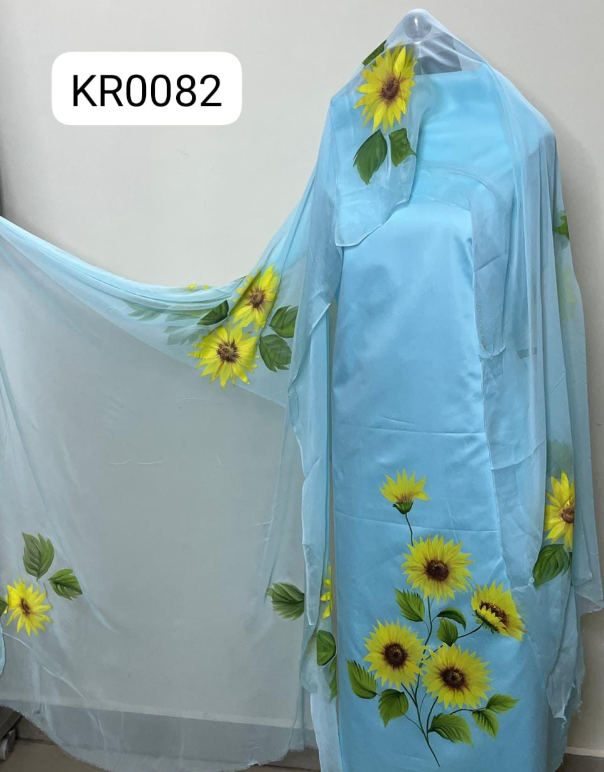 KR0082–Hand painted Jaam Cotton Suit Set