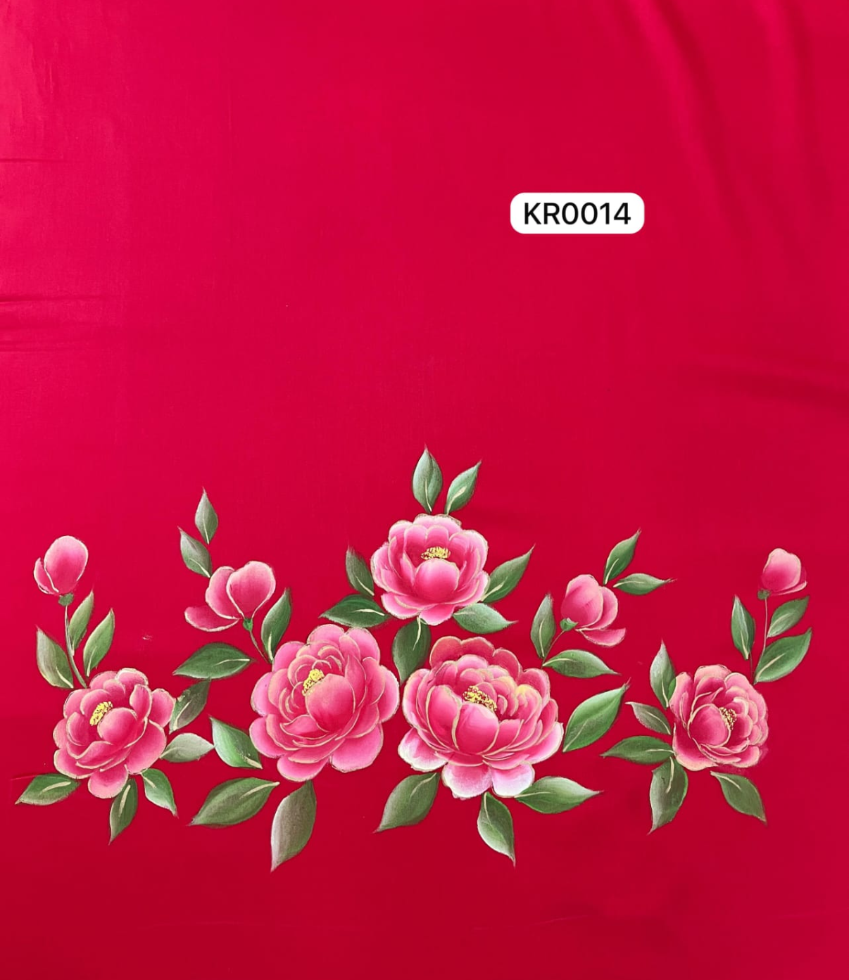 KR0014– Hand painted Jaam Cotton Suit Set
