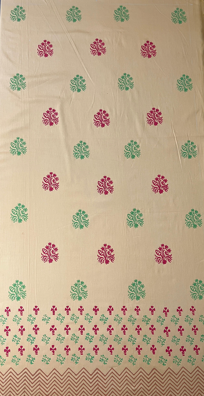 KR0043– Block printed Jaam Cotton Suit Set