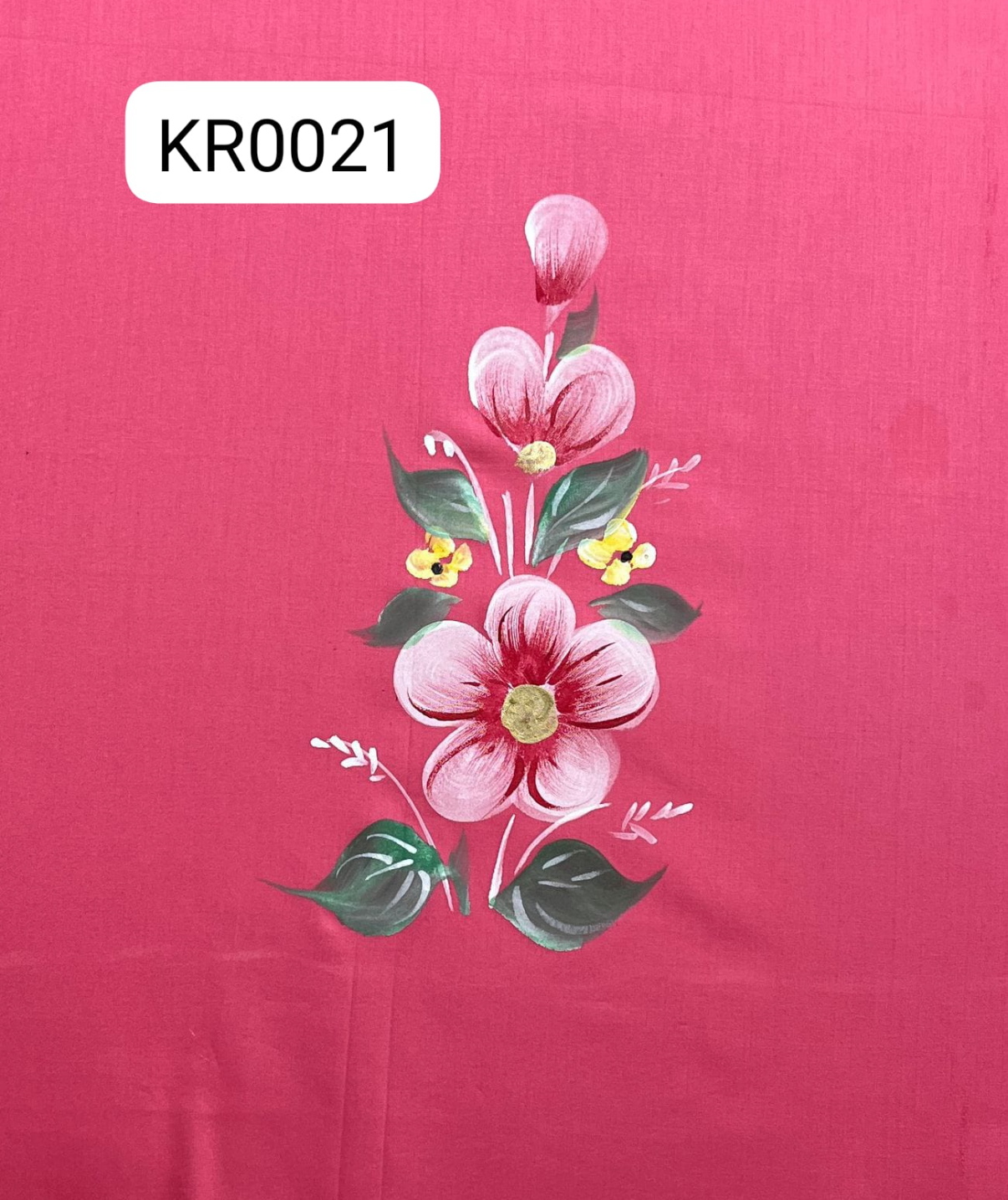 KR0021– Hand painted Jaam Cotton Suit Set