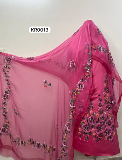 KR0013– Hand painted Jaam Cotton Suit Set