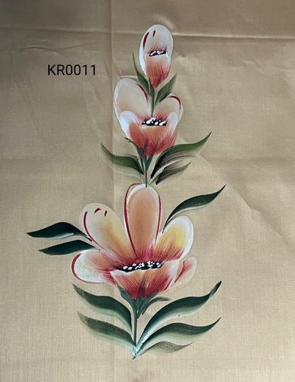 KR0011– Hand painted Jaam Cotton Suit Set