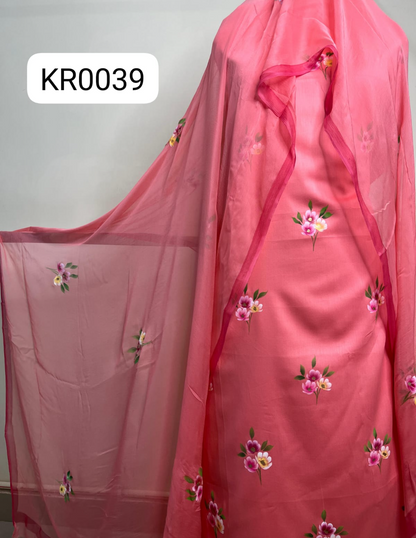 KR0039– Hand painted Jaam Cotton Suit Set
