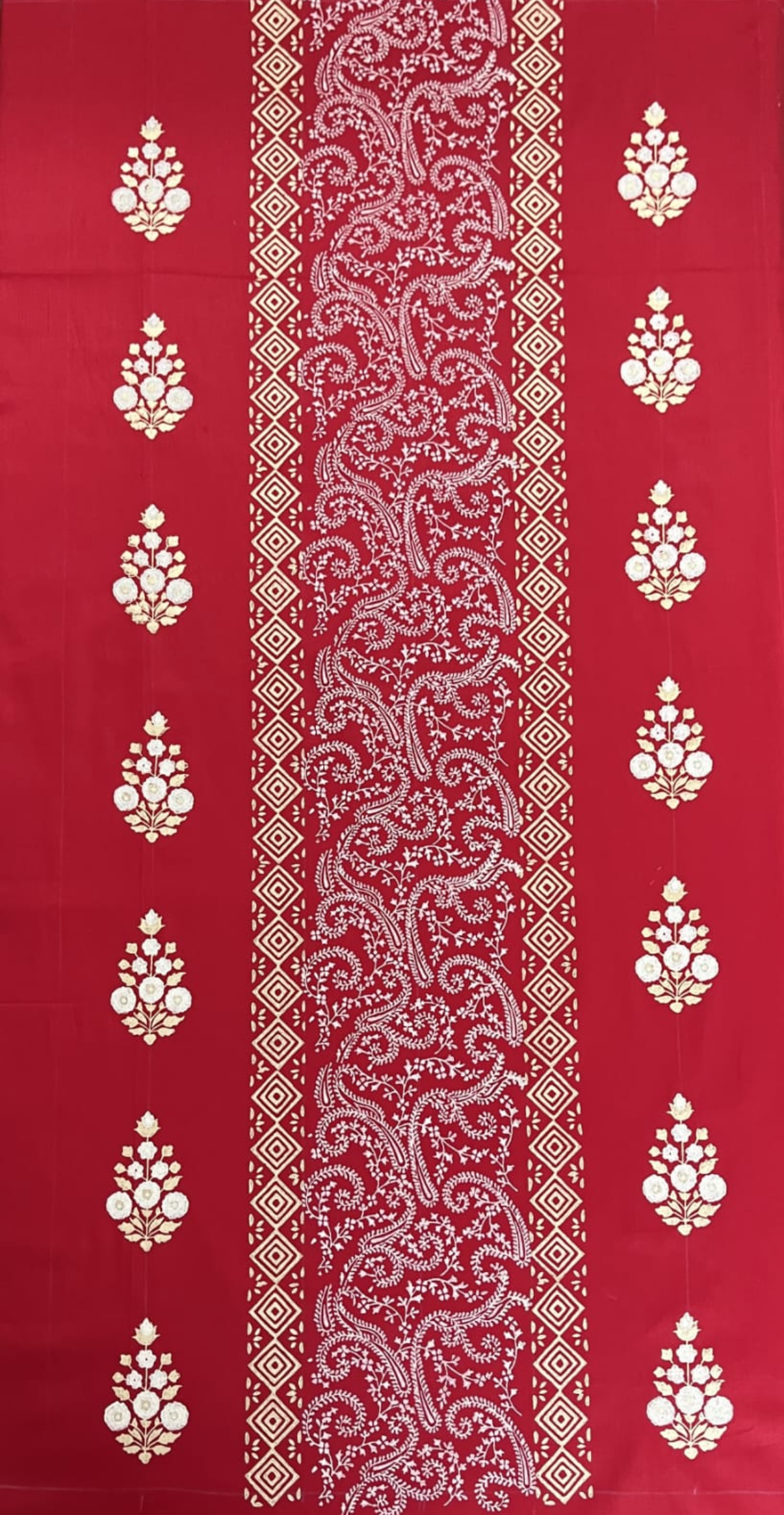 KR0072–Hand painted Jaam Cotton Suit Set