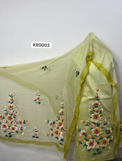 KR0003 – Hand Painted Jaam Cotton Suit Set