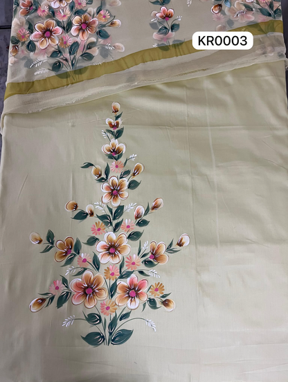 KR0003 – Hand Painted Jaam Cotton Suit Set
