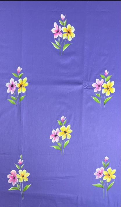 KR0053-Hand painted Jaam Cotton Suit Set