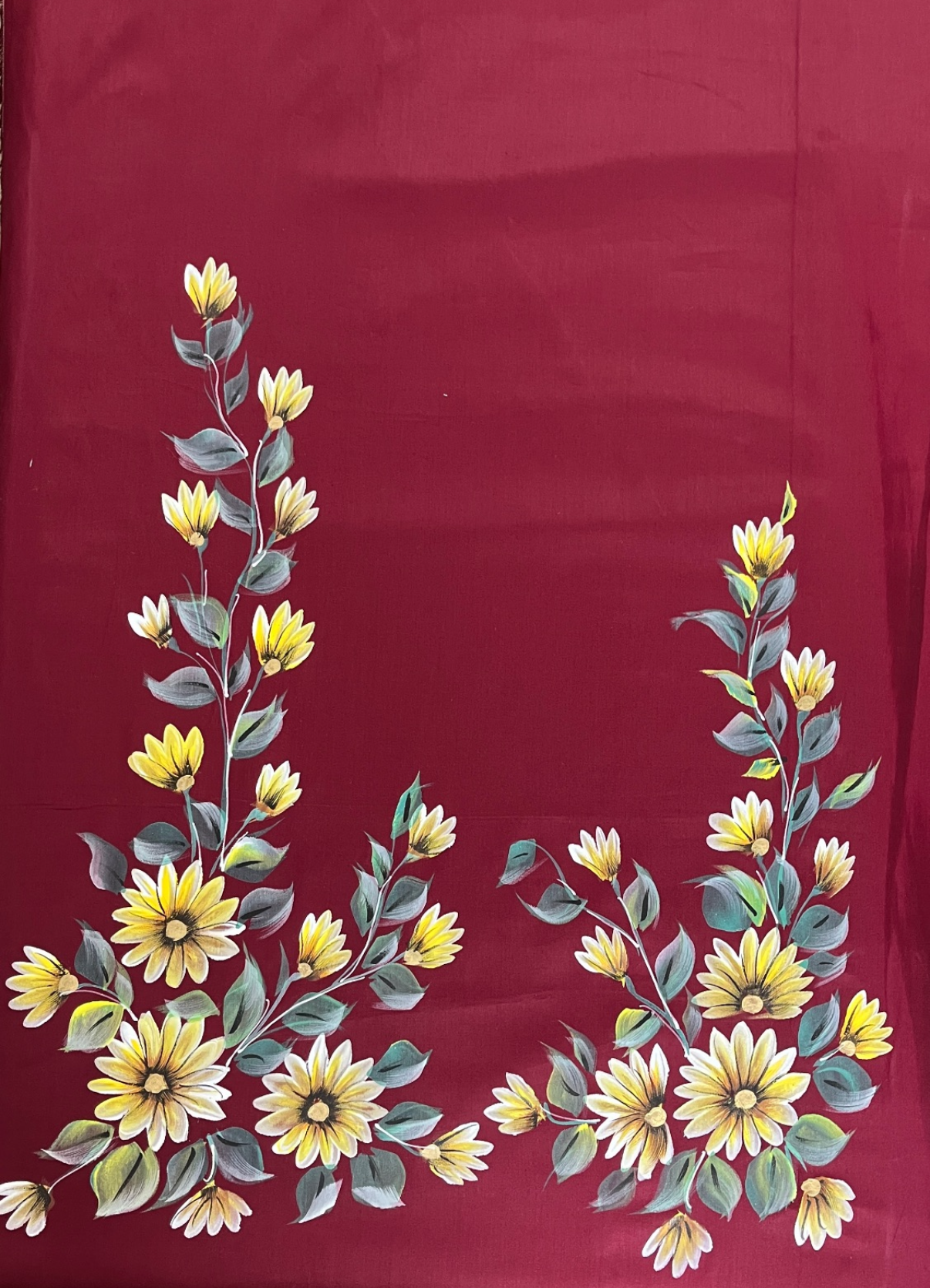 KR0064–Hand painted Jaam Cotton Suit Set