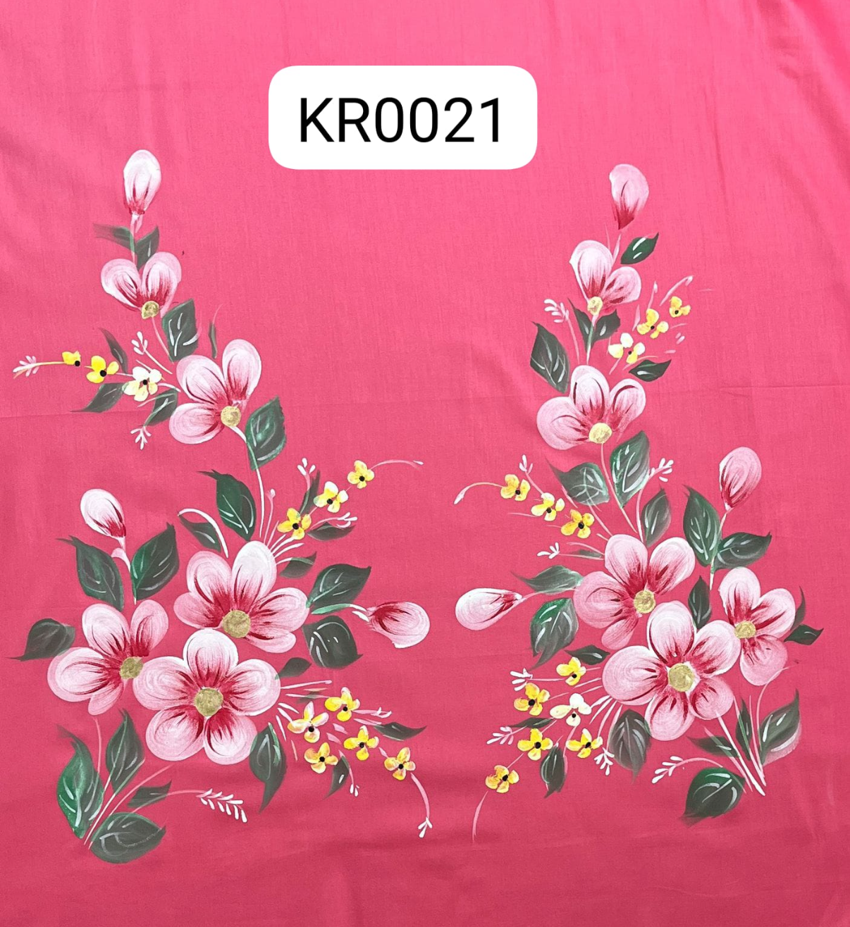 KR0021– Hand painted Jaam Cotton Suit Set