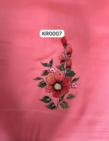 KR0007– Hand painted Jaam Cotton Suit Set
