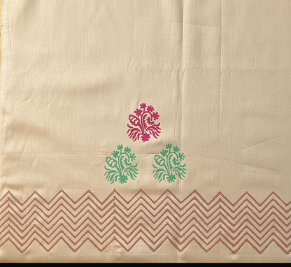 KR0043– Block printed Jaam Cotton Suit Set