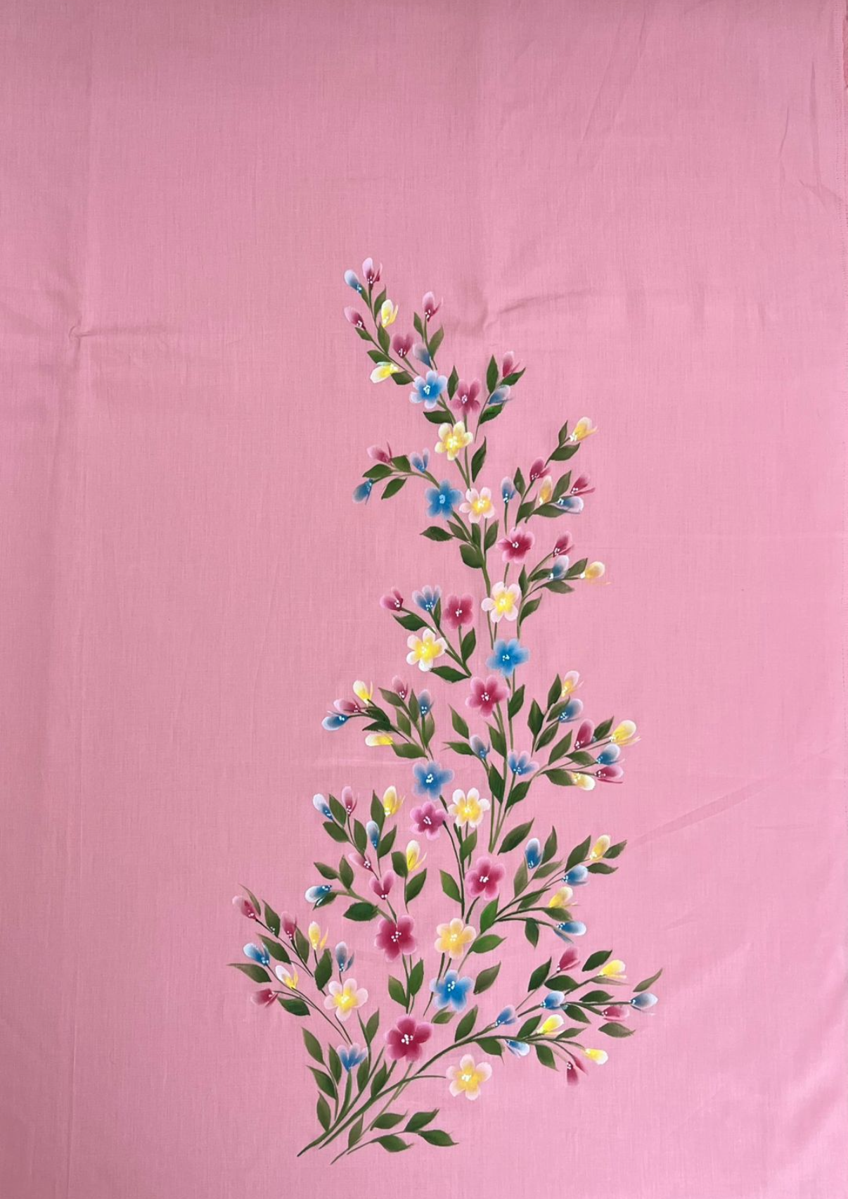 KR0052– Hand painted Jaam Cotton Suit Set