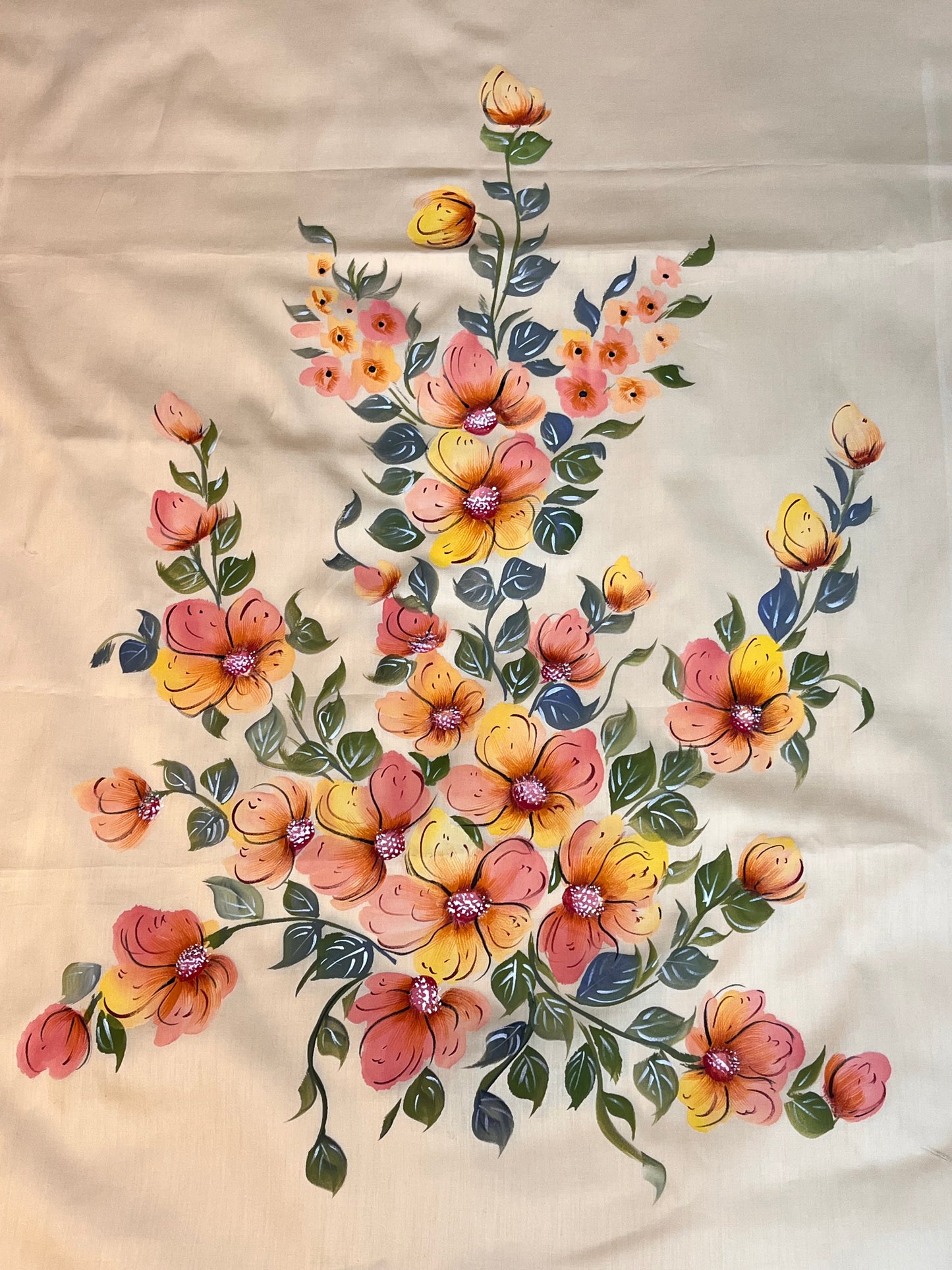 KR0101 -Hand painted Jaam Cotton Suit Set