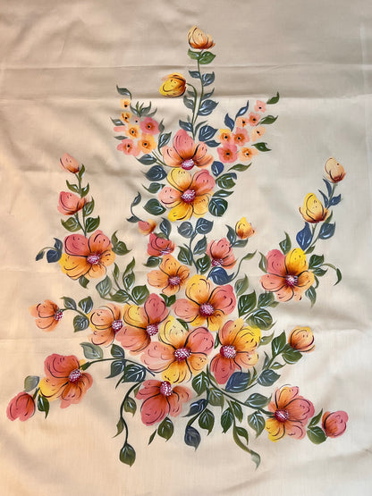 KR0101 -Hand painted Jaam Cotton Suit Set