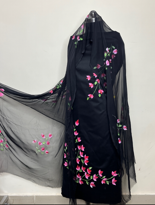KR0066–Hand painted Jaam Cotton Suit Set