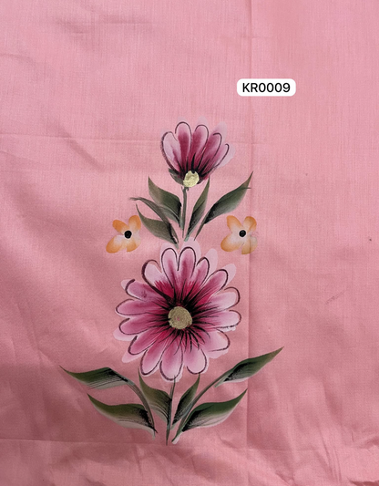 KR0009– Hand painted Jaam Cotton Suit Set
