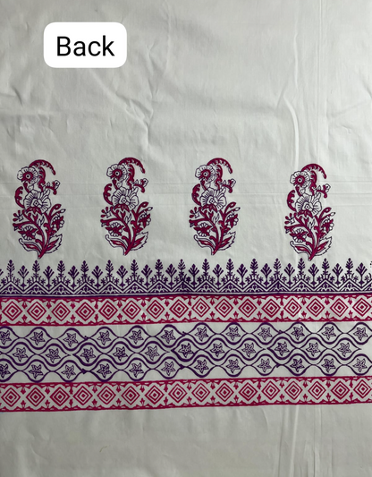 KR0026– Block Printed Jaam Cotton Suit Set