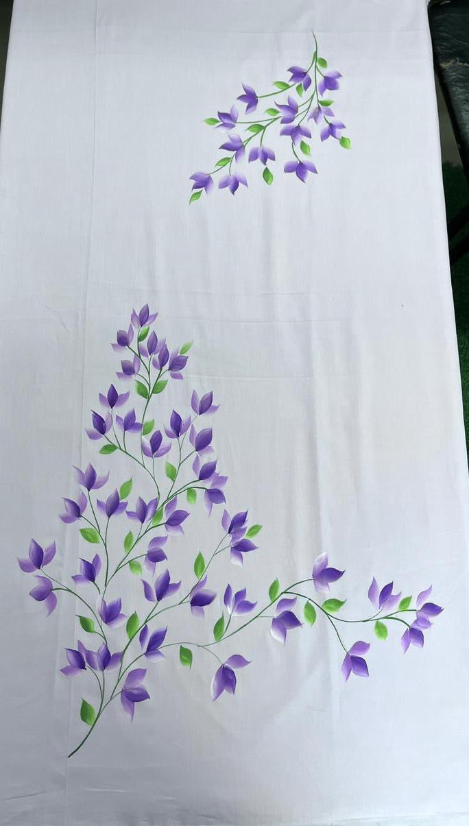 KR0099–Hand painted Jaam Cotton Suit Set
