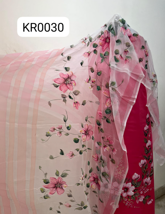 KR0030– Hand painted Jaam Cotton Suit Set