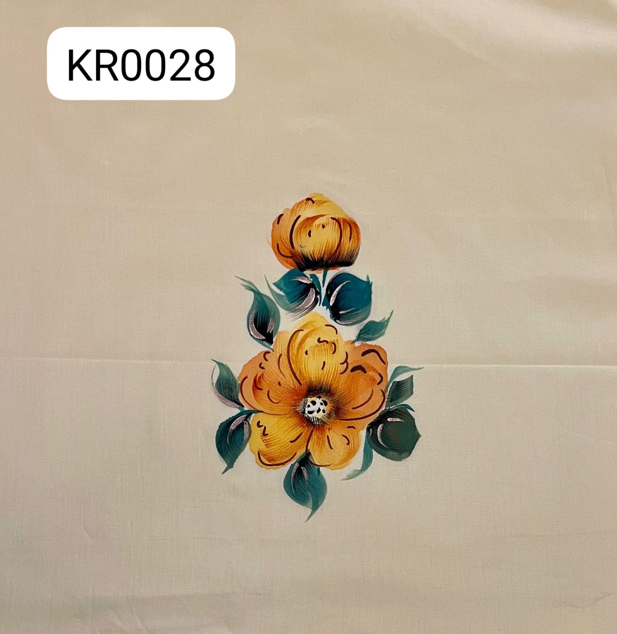 KR0028– Hand painted Jaam Cotton Suit Set
