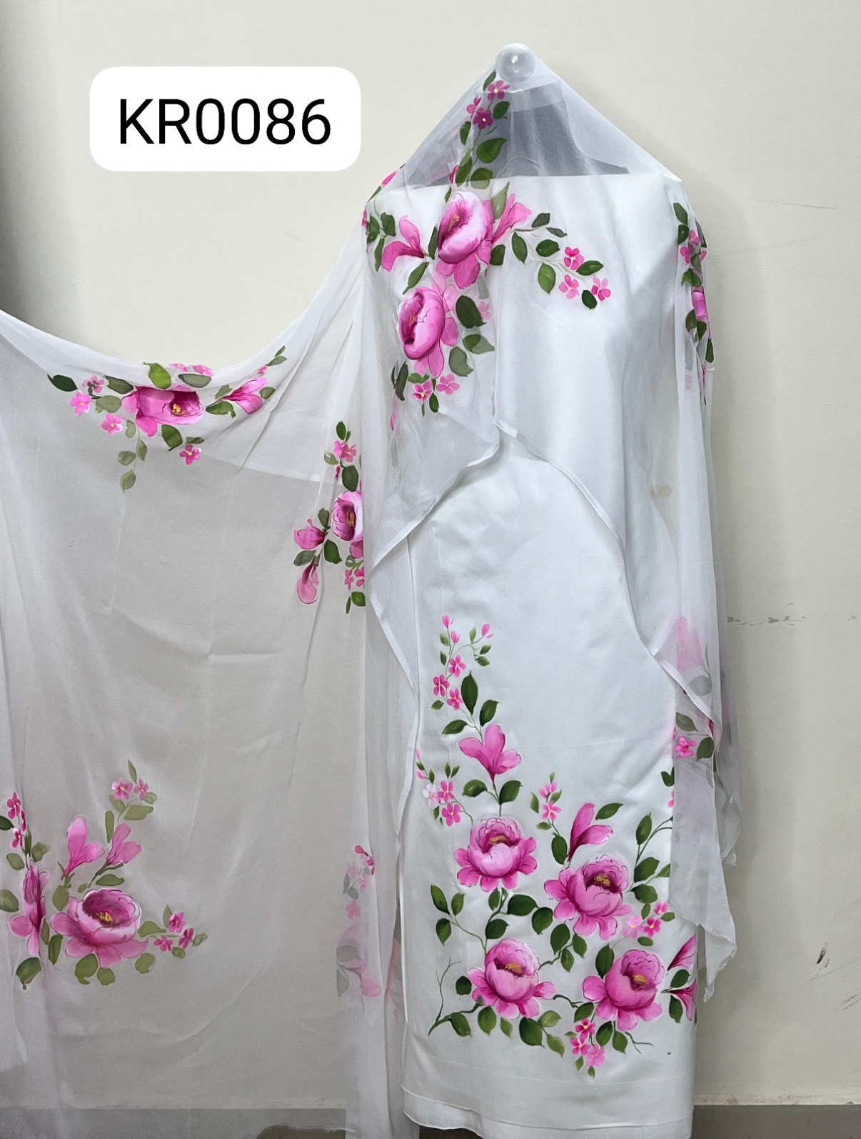 KR0086–Hand painted Jaam Cotton Suit Set