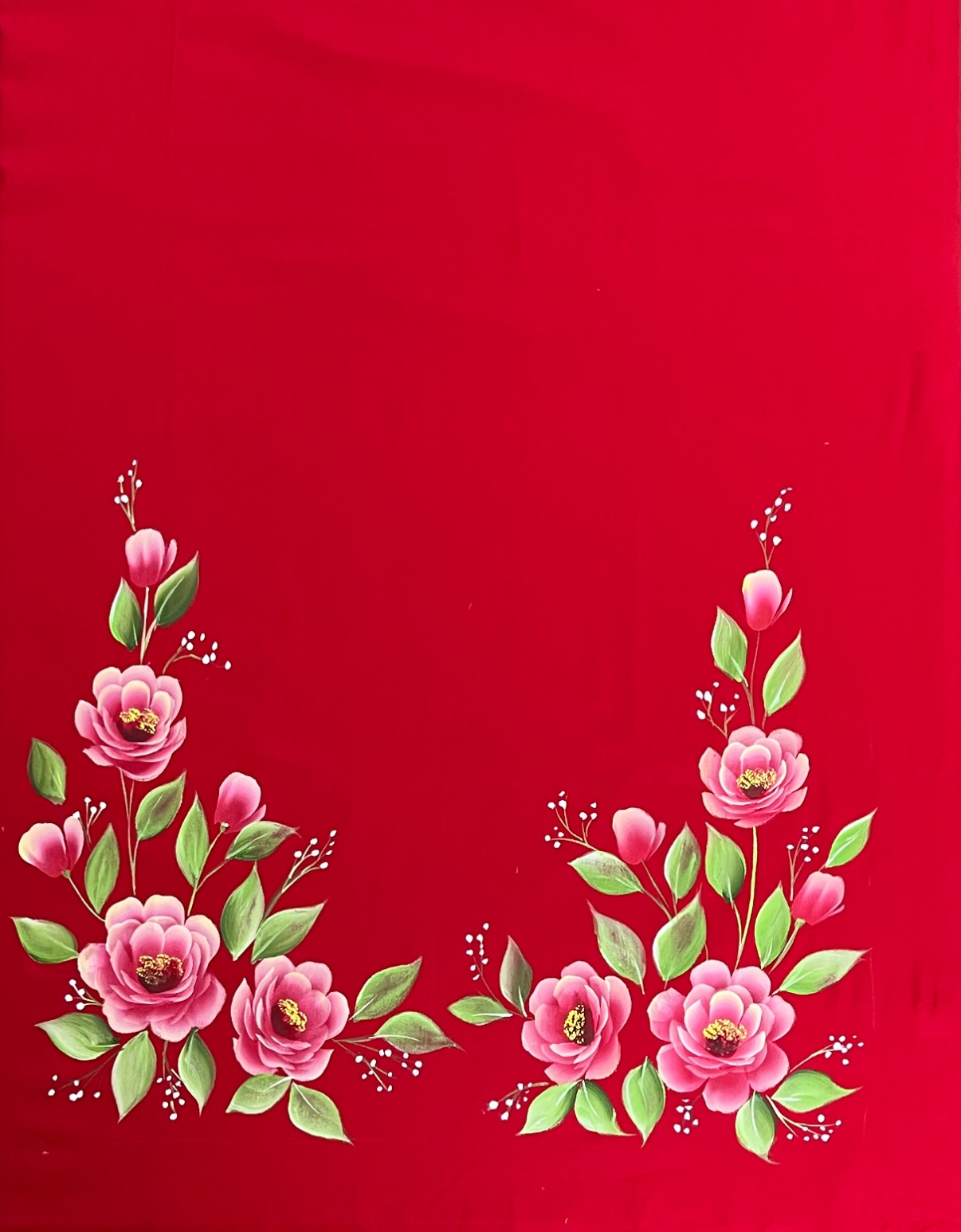 KR0061–Hand painted Jaam Cotton Suit Set