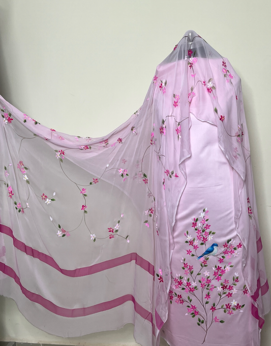 KR0068–Hand painted Jaam Cotton Suit Set