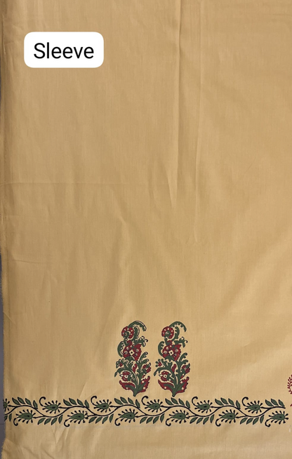 KR0073–Hand painted Jaam Cotton Suit Set
