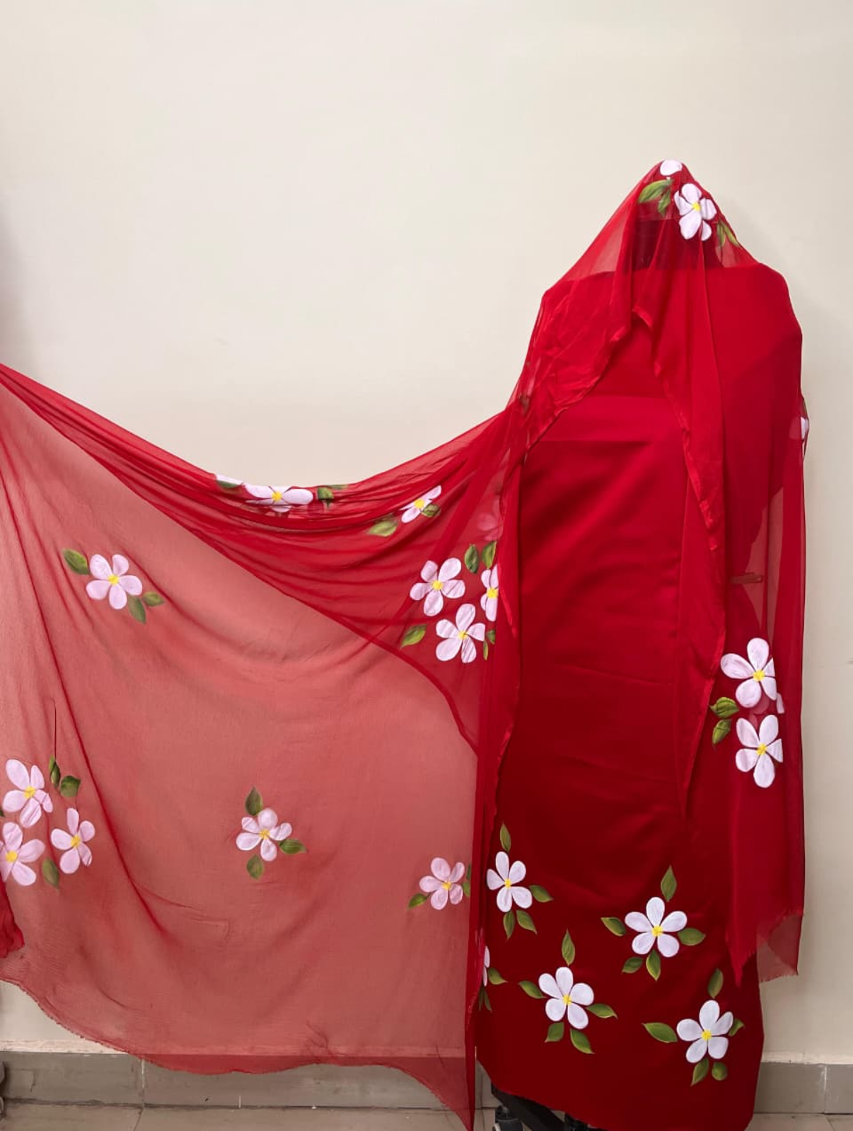 KR0079–Hand painted Jaam Cotton Suit Set