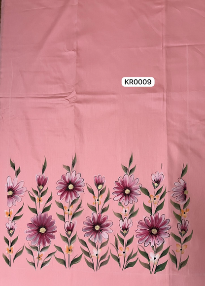 KR0009– Hand painted Jaam Cotton Suit Set