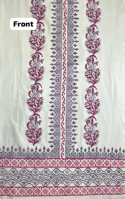 KR0026– Block Printed Jaam Cotton Suit Set