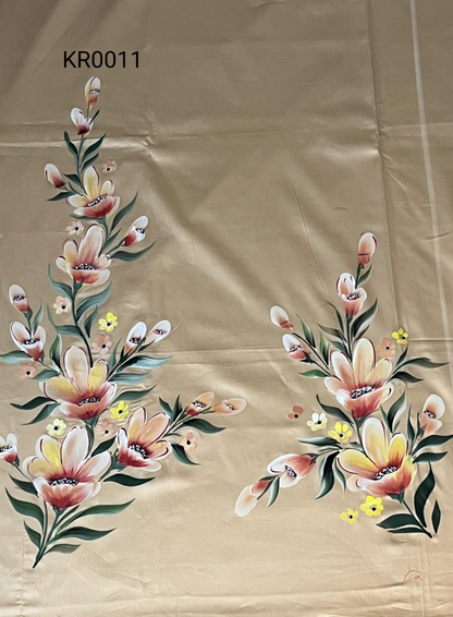 KR0011– Hand painted Jaam Cotton Suit Set