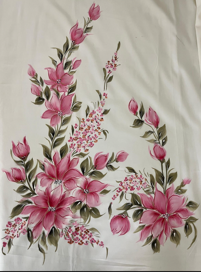KR0033– Hand painted Jaam Cotton Suit Set